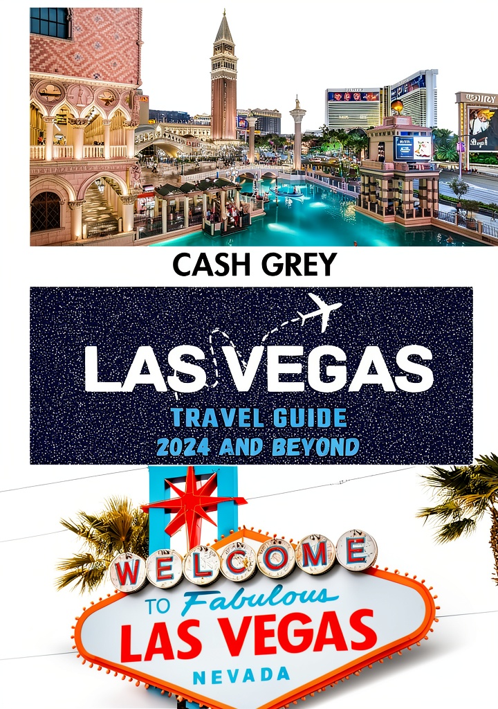 'Las Vegas travel guide displayed on a Kindle device'