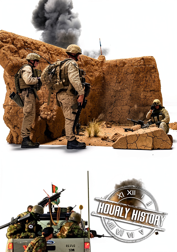 'Hourly History eBook cover showing Afghanistan War theme'