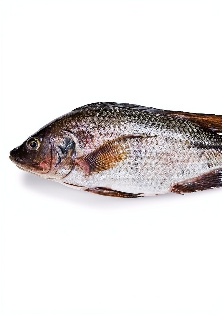 Aquaponics system setup in a home garden