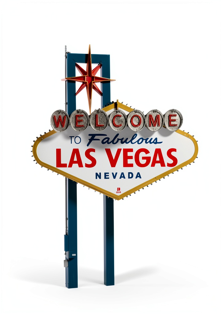 Las Vegas travel guide cover showing vibrant city scenes