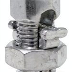 Southwire SB6-10CPDQ2; 2PK Split Bolt Connector; 6 10 STR; Dual-Rated for use with Copper & Aluminum Conductors; 2 Pack; Gray; 2 Piece-0