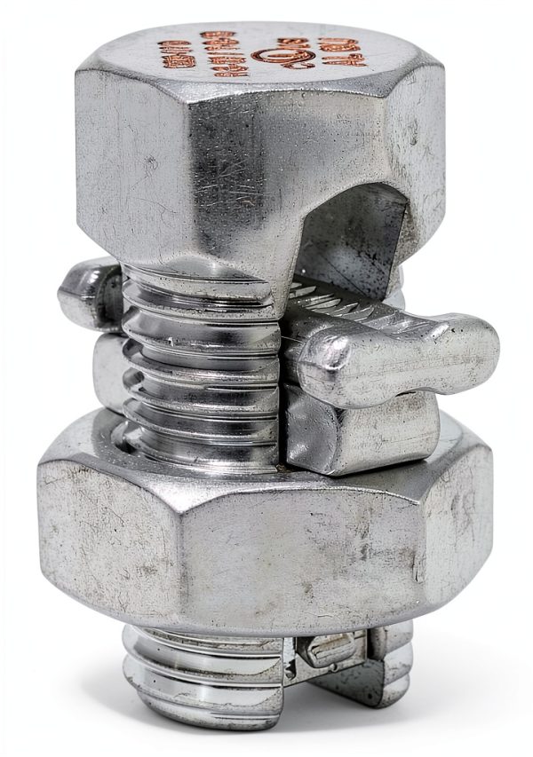 Southwire SB6-10CPDQ2; 2PK Split Bolt Connector; 6 10 STR; Dual-Rated for use with Copper & Aluminum Conductors; 2 Pack; Gray; 2 Piece-0