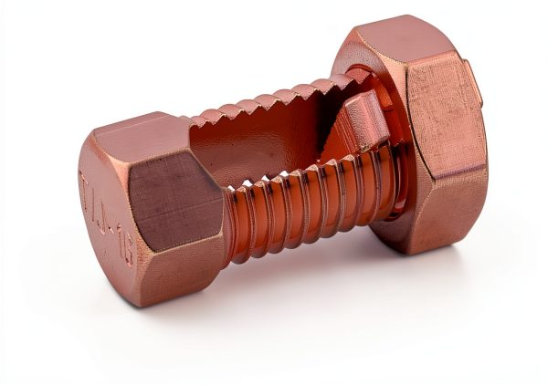 Split Bolt Connector 4PCS Copper Clamps Ruiwaer Reddish‑Brown-1