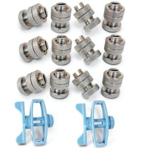 Zuobeiyi Electric Fence Wire Connectors Split Bolt Tensioner Set-0