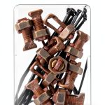 Zareba Copper Split Bolt Connector ASPLTC10-Z for Fence & Grounding-0