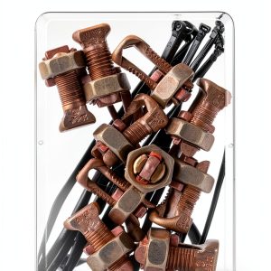 Zareba Copper Split Bolt Connector ASPLTC10-Z for Fence & Grounding-0