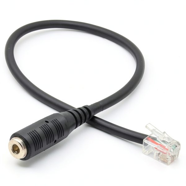 4P4C RJ9/RJ10 to 3.5mm Female Adapter Cable Stereo Converter Telephone Cord for Cisco IP Phones 7931G 7940 7941 7942 MX10 Vista Modular Adaptors-1