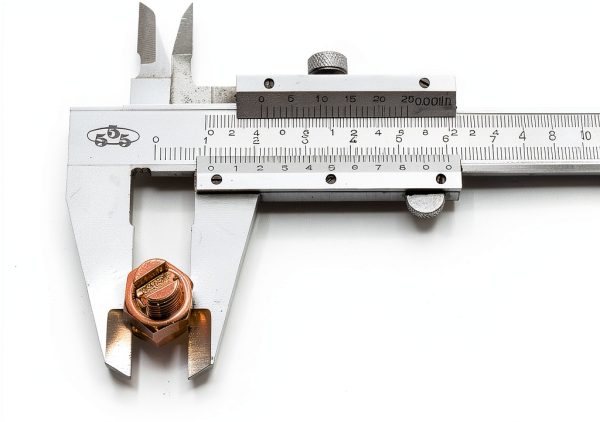 THE CIMPLE CO Size #8, 4 Pack - Copper Split Bolt Connector - Bonding Wire Connector - Grounding Split Bolt for Conductors - Copper Ground Bolt - Size S8, 4 Count-8