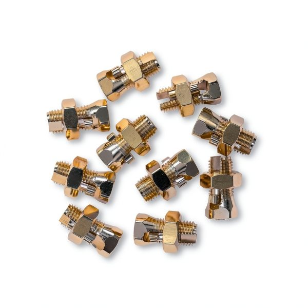 SatelliteSale UL-Listed Copper Coated Brass Split Bolt 5 Pack-4