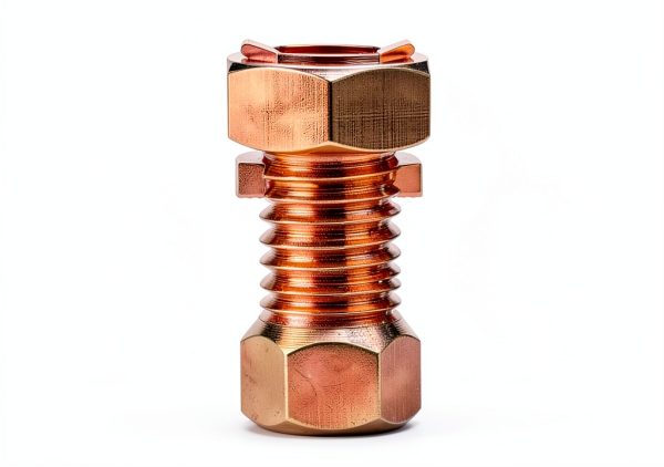 2PCS Split Bolt Connector Superior Strength Split Bolt Connector Copper Grounding Clamps for Completing Ground Bonding to Bare Wires TJ-16-1