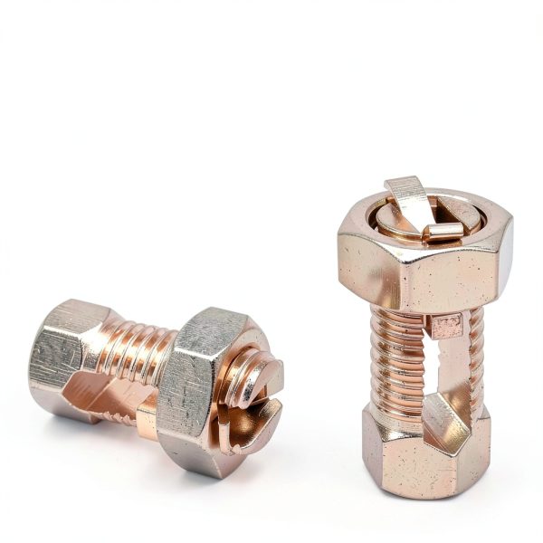 Electric Fence Split Bolt Connectors - High Strength Brass Ground Clamp for Ground Wire & Electric Fence Installation (20 Pack-5