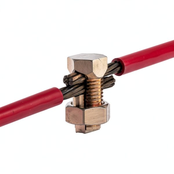 SatelliteSale UL-Listed Copper Coated Brass Split Bolt 5 Pack-5