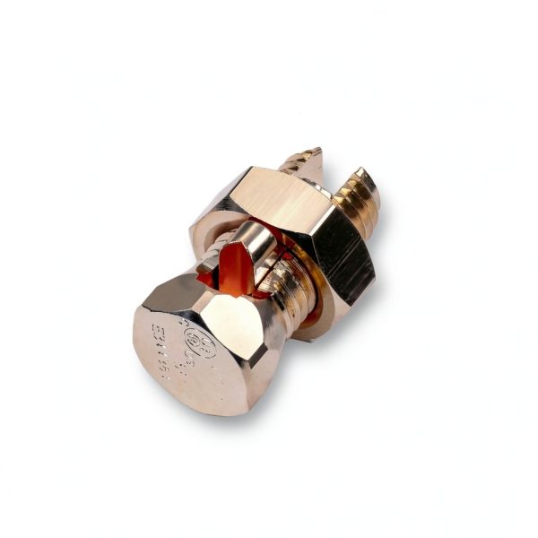 SatelliteSale UL-Listed Copper Coated Brass Split Bolt 5 Pack-1