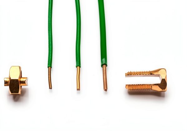THE CIMPLE CO Size #8, 4 Pack - Copper Split Bolt Connector - Bonding Wire Connector - Grounding Split Bolt for Conductors - Copper Ground Bolt - Size S8, 4 Count-5