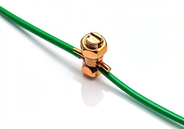 THE CIMPLE CO Size #8, 4 Pack - Copper Split Bolt Connector - Bonding Wire Connector - Grounding Split Bolt for Conductors - Copper Ground Bolt - Size S8, 4 Count-4