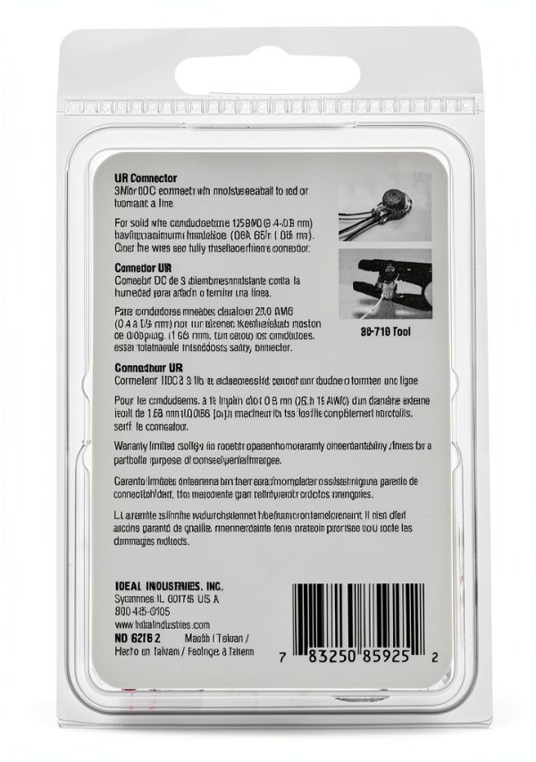 IDEAL Electrical IDC Connector 85-925 UR-I Solid Butt Splice Red 25pk-6