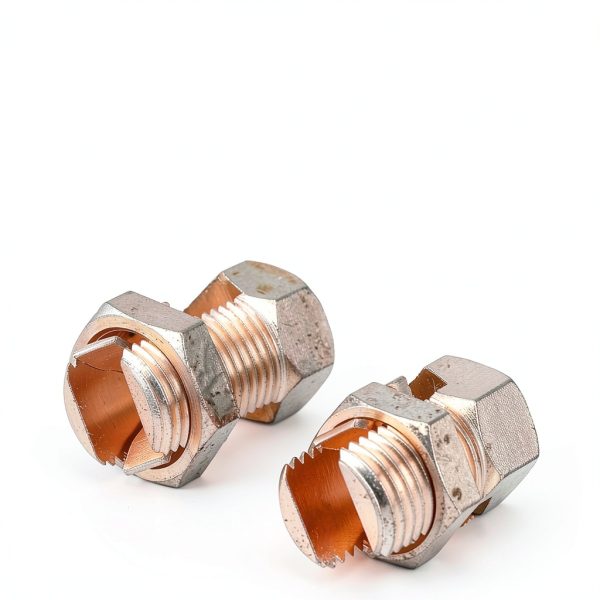 12 Pack Split Bolt Connectors Copper Grounding Clamps EVARSOL TJ-16-5