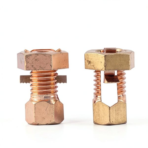 12 Pack Split Bolt Connectors Copper Grounding Clamps EVARSOL TJ-16-4